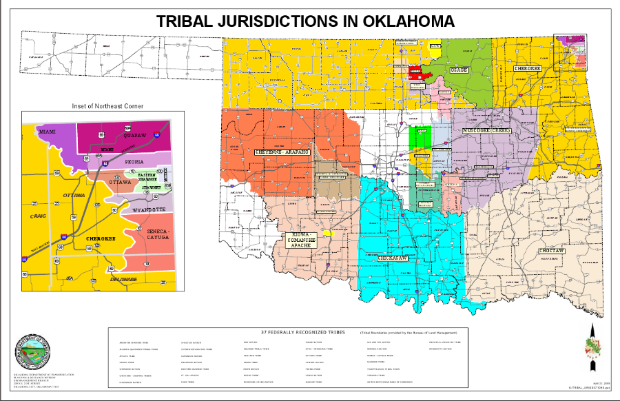 Tribal Jurisdiction Map