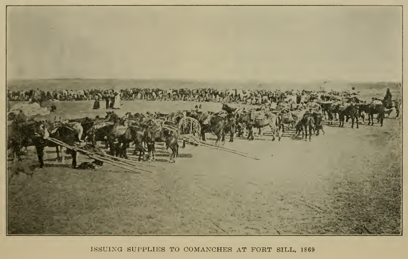 Issueing Supplies to Commanche at Ft Sill